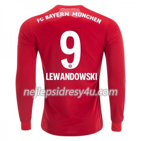 Fotbalový Dres FC Bayern Mnichov Robert Lewandowski 9 Domácí 2019/20 Dlouhý Rukáv